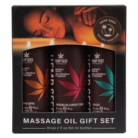 Earthly Body Summer Massage Oil Trio Gift Set