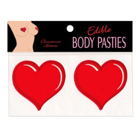 Edible Body Pasties-Cinnamon Hearts
