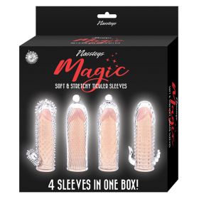 Magic Soft & Stretchy Tickler Sleeves-Clear