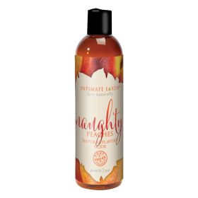 Intimate Earth Oral Pleasure Glide-Naughty Peaches 2oz