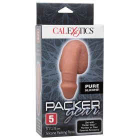 Packer Gear Silicone Packing Penis-Brown 5"