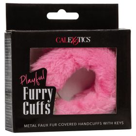 Playful Furry Cuffs-Pink