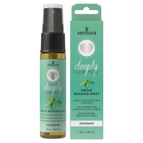 Sensuva Deeply Love You Throat Relaxing Spray-Spearmint 1oz