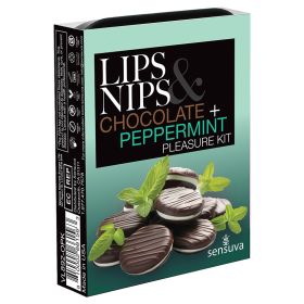 Sensuva Lips and Nips Pleasure Kit Chocolate Peppermint