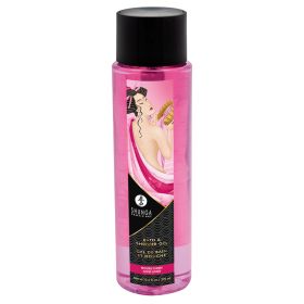 Shunga Kissable Bath and Shower Gel-Frosted Cherry 12.5oz