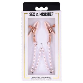 S&M Peaches ‘n CreaMe Pearl Nipple Clamps