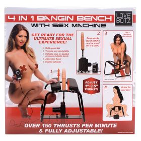4-in-1 Bangin Bench with Sex Machine [DROP SHIP ONLY]