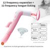 Sucking Vibrator Blowjob Tongue Licking succionador clitoral Stimulator Telescopic Dildo Vibrator Vagina Sex Toy for Women