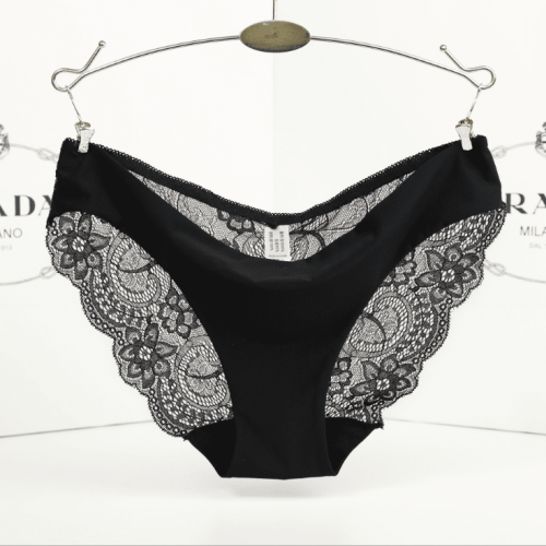 Lace ladies low waist briefs